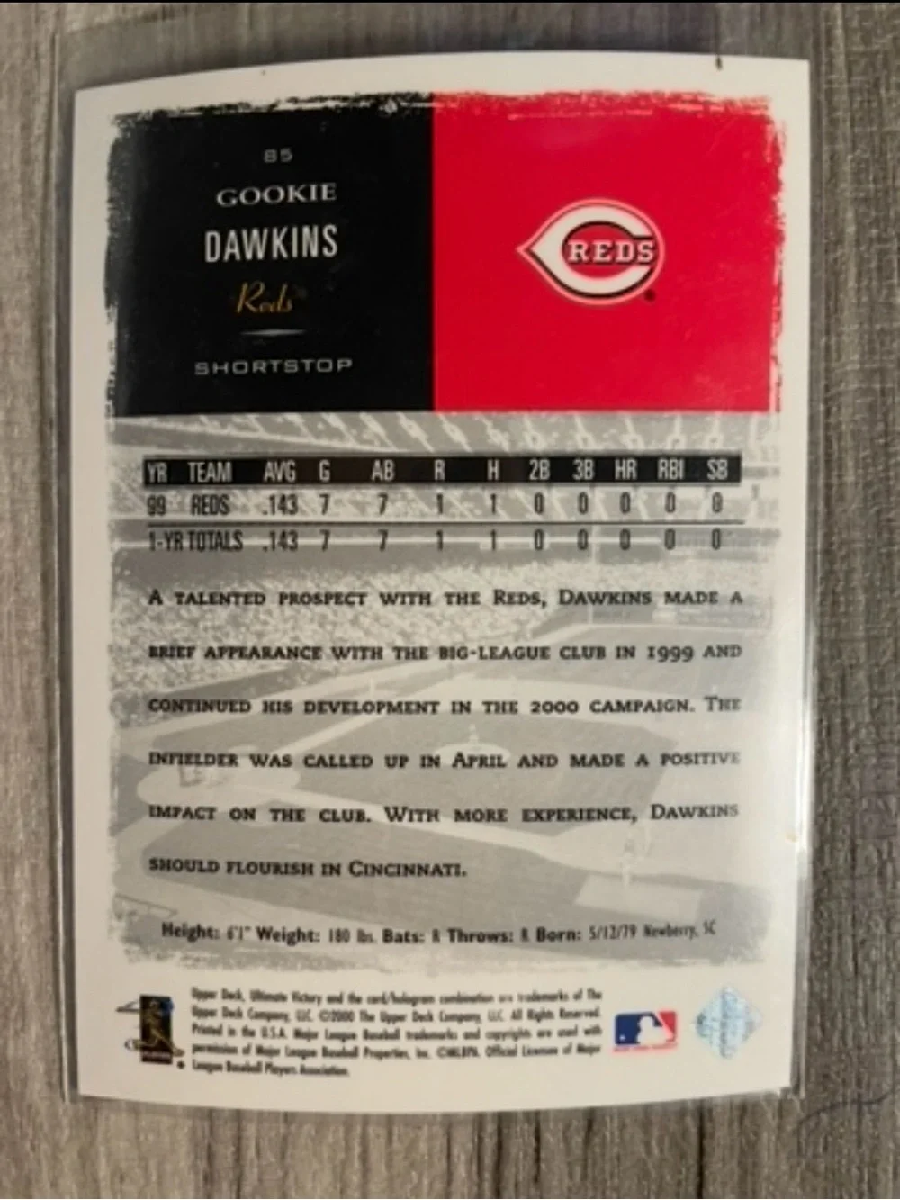 2000 Upper Deck Ultimate Victory baseball card numbered #85